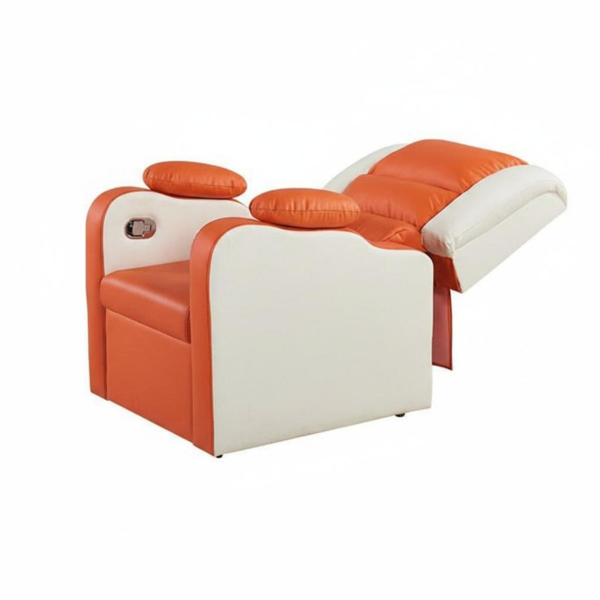 Reclining Gaming Chair with Footrest Fully Reclinable rotating Desk Seat Highspine Headrest and Support for Students, Teens