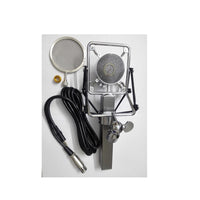 AL-6800 Medium Diaphragm Condenser Microphone with Metal Body for Live Streaming and Recording