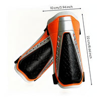 Ventilated Impact-Absorbing Shin Guards Breathable EVA Cushioning Soccer Shin Guards Long-Lasting Shielding Sports Gear