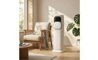Evaporative Air Cooling Fan and Heater Floor-Standing Upright Fan Energy-Efficient Appliance for Bedroom, Apartment