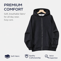 Hoodies for Women UK Zip Up Hoodie with Long Sleeves, Hooded Cardigan for Spring and Autumn, Plus Size Jacket in Extended Sizes