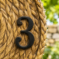 Garden Wall Clock IP44 Resin Wall Clock Natural Textured Design for Patio