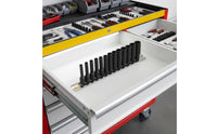 1/4 Inch Drive Socket Set Robust 1/4 Inch Drive Power Socket Set Power Tool Accessory Heat-Treated Alloy Steel for Mechanics