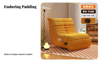 Multi-Functional Electric Caterpillar rocking chair Smart Features Oversized paded rocking chair Ergonomic Lounge Chair Plush Fabric for Adults, Homeowners, Design aficionados, Living Room, Balcony, Bedroom, perusing corner