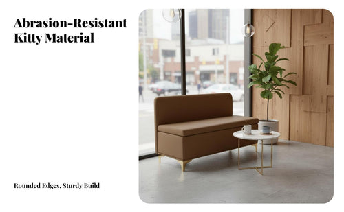 Luxurious Design Lowrear Tufted Bench Comfortable Seating Long Settee adaptable Indoor Furniture dense Foam padding for Business Owners, Interior Designers, Retail bbeyondique, Dining Room, Waiting Area, Entryway