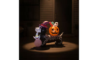 Skeleton Dog Inflatable Halloween Decoration Halloween Yard Decoration Outdoor Festive for Party, Entryway
