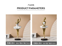 跨境芭蕾舞雕像树脂工艺品摆件舞蹈造型雕塑纪念装饰礼品奖杯批发