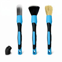 Car Detailing Brush Kit Brush Kit with Adapter Boar Hair Hard to Reach Areas