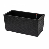 Balcony Railing Planter Drainage Holes Rectangular Hanging Planter Space Saving Garden Decoration for Terrace