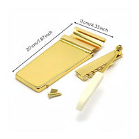 Tremolo Tailpiece Easy to Install Guitar Vibrato Bridge Smooth Finish Music Hardware for Luthiers, Upgrade