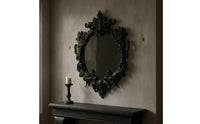 Oval Picture Frame Leaf Border Baroque Frame Carved Look Portrait Holder