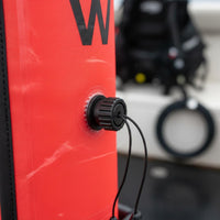 BCD Marker Buoy Slim Cylindrical Diving Marker Buoy Black Edging for Divers
