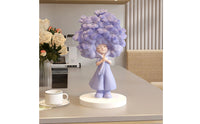 Cute Girl Figurine Gift Idea Shelf Sitter Figurine Resin Material for TV Cabinet