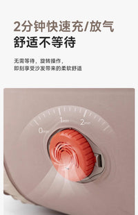 山约贝壳弹丝自动充气沙发户外双人便携式露营懒人音乐节可躺可睡
