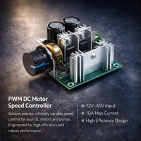 DC Motor Speed Regulator, Variable Speed DC Motor, DC Motor Controller with Knob, High Efficiency DC - Image 3