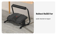 Adjustable Footrest Anti-Slip Design Footstool Massaging Surface for Students