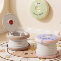 Compact Travel Potty Easy to Use Foldable Potty Space-Saving Portable Toilet Small for Toddlers, Kids, Car Trips