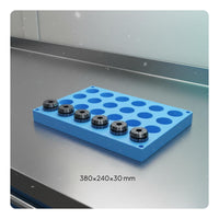 Milling Organizer Easy to Find CNC Tool Holder Rack Sturdy Plastic