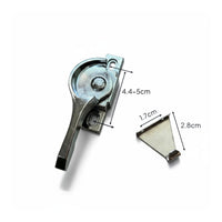 828 Half-Moon Lock, Sliding Opening Lock, Aluminum Alloy, protected Grip, secureTheft, Easy Installation, Home, Office, Bedroom