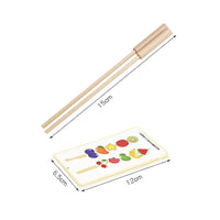 Bead Sequencing Toy Multifunctional Lacing Toy with Cards Matching Beads with Sticks for Classrooms, Homeschool