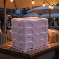 5 Pieces Expanded Polypropylene Insulated Box Molded Structure Rectangular Insulated Box Thermal Chill Carton Recessed Side