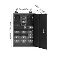 Steel cabinet with lock