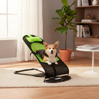 Pet Rocking Chair Lightweight Foldable Pet Rocker Safety Harness for Young Dogs