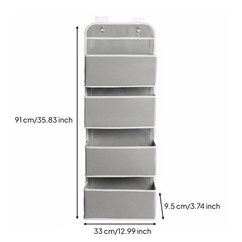 Over Door Storage Bag Easy to Install Hanging Pocket Organizer Sturdy for Closet