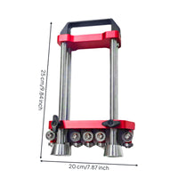 Edge-Rolling Tool with Compact Sheet Metal Rims Roller Accurate Sheet Metal Roller for Metalworkers