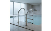 5-Step Pool Ladder Rust Resistant Swimming Pool Ladder with Handrail Easy to Install for Contractors, Backyard Pools