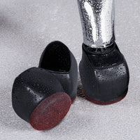 5 Pieces Slip-on Chair Leg Caps with Felt Bottom Quiet Chair Leg Cap with Felt Thickened Thick
