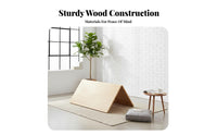 Foldable Slatted Support Firms up Soft Mattresses Bed Base Easy Assembly Mattress Foundation for Students, Apartment Dwellers, Dorm Room