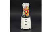 One-Button Blender with Portable Cup Compact Blender with to-Go Cups Ice-Crushing Smoothie Maker Chilled for Commuters