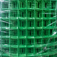 PVC Coated Wire Mesh Fence, Outdoor, Pet, Animal-proof Net, 1.5m×30m, Green, Wire Mesh