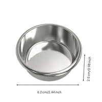 Stainless Steel Coffee Strainer Basket Round Cup Shape Portafilter Basket Reusable for Restaurants, Tea Shops