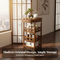 End Table Simple Design Sofa Table Space-Saving Bedside Storage Rack for Bedroom