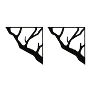 2 Pieces Tree Branch Shelf Bracket Space-Saving Home Hardware