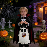 Halloween Ghost Bag for Kids Candy Collection Storage Bag, DIY Pattern
