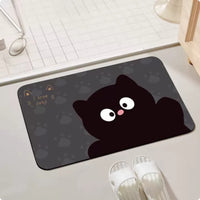 Diatomaceous Earth Bath Mat Soft Surface Diatomite Bath Mat Low-Height