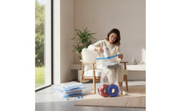 10 Pieces Moisture-Resistant Vacuum Storage Bags with Electric Pump Reusable Vacuum Bags with Electric Pump Long-Lasting Large for Closet Organization