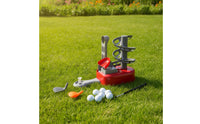 Kids Golf Toy Set Outdoor Golf Pitching Machine Compact for Beginners, Young Children, Garden