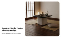 floor-mat-inspiredtheme Floor Desk Space-Saving Curved Leg Low Table Sturdy Construction