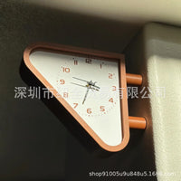 跨境新品1970s Inspired Double Sided Station Clock双面车站钟