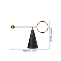Metal Geometric Sculpture Modern Geometric Decor Accent Contemporary