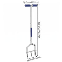 Lawn Aerator Fork Multi-Function Manual Lawn Core Aerator Easy to Use Garden Tool for Outdoor