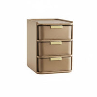 Multimulti-tier textile Makeup Chest Space Saving Cosmetics Holder for Desktop, Women