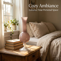 Modern Minimalist Glass Vase, Spray Painted Finish