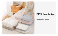 4 Pieces Quilt Storage Set Large Capacity closureed textile Bag Space Saving
