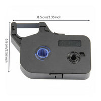Name-Circle Ribbon Carry Opening Black Textured