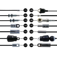 Steel Cable Wire Rope Connector End Fittings for Gym Equipment